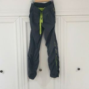 Lululemon run track & field pants.
